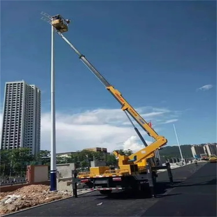 汉川维修路灯的曲臂升降车出租